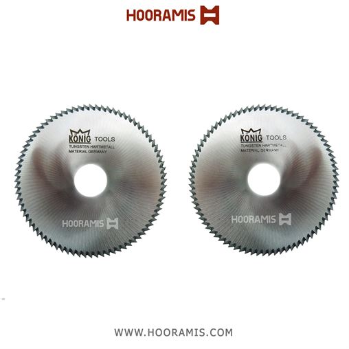 ست 2 عددی تیغ اره فولادی کوچک برش زهوار پلاستیک و  uPVC برند Konig Tools ترکیه به ابعاد 22*4*100- Z80